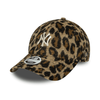 NEW ERA 9FORTY MLB NEW YORK YANKEES COSY LEOPARD GORRA AJUSTABLE CAFE