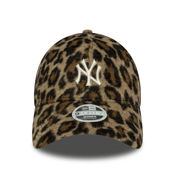 NEW ERA 9FORTY MLB NEW YORK YANKEES COSY LEOPARD GORRA AJUSTABLE CAFE