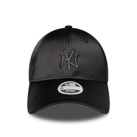 NEW ERA 9FORTY MLB NEW YORK YANKEES SATIN RHINESTONE GORRA AJUSTABLE NEGRO
