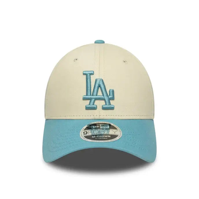 NEW ERA 9FORTY MLB LOS ANGELES DODGERS WS PATCH GORRA AJUSTABLE BEIGE