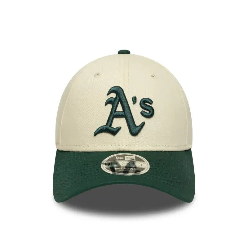 NEW ERA 9FORTY MLB OAKLAND ATHLETICS 1911 WS PATCH GORRA AJUSTABLE BEIGE
