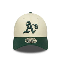 NEW ERA 9FORTY MLB OAKLAND ATHLETICS 1911 WS PATCH GORRA AJUSTABLE BEIGE