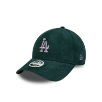 NEW ERA 9FORTY MLB LOS ANGELES DODGERS CORD GORRA AJUSTABLE VERDE