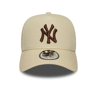 NEW ERA 9FORTY E-FRAME MLB NEW YORK YANKEES LEAGUE ESSENTIALS GORRA AJUSTABLE BEIGE