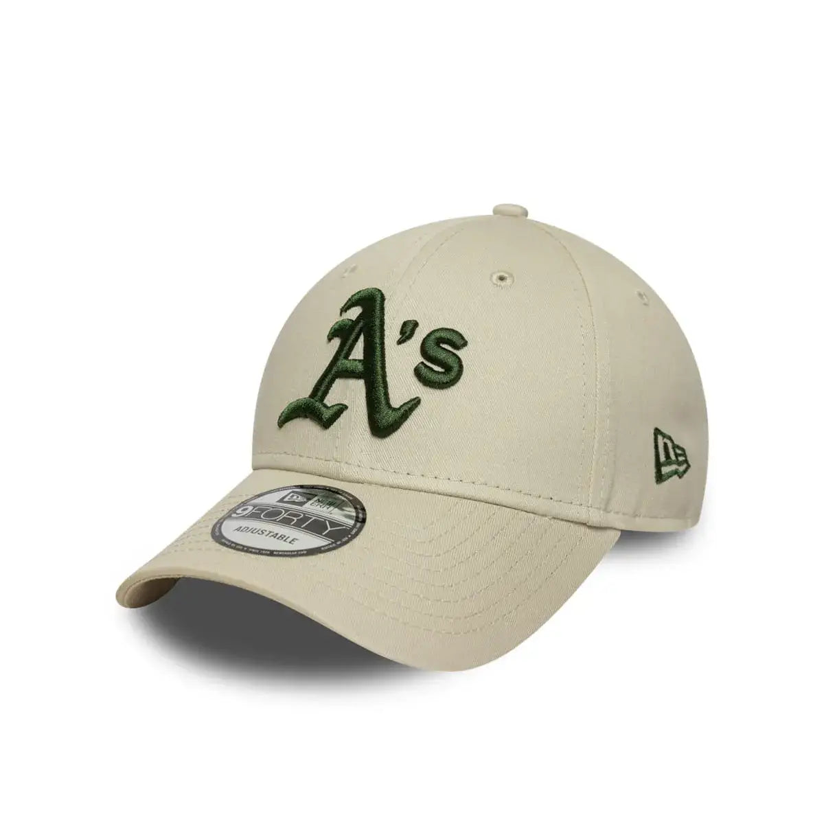 NEW ERA 9FORTY MLB OAKLAND ATHLETICS LEAGUE ESSENTIALS GORRA AJUSTABLE BEIGE