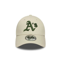 NEW ERA 9FORTY MLB OAKLAND ATHLETICS LEAGUE ESSENTIALS GORRA AJUSTABLE BEIGE