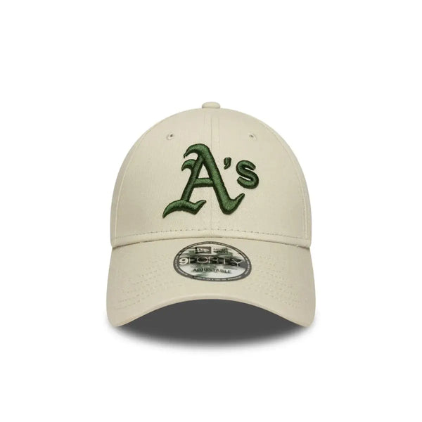NEW ERA 9FORTY MLB OAKLAND ATHLETICS LEAGUE ESSENTIALS GORRA AJUSTABLE BEIGE