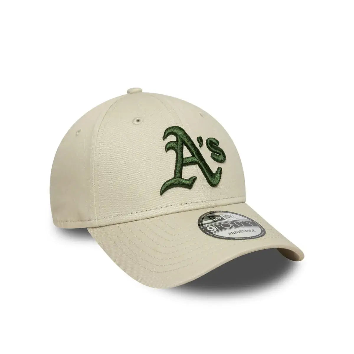 NEW ERA 9FORTY MLB OAKLAND ATHLETICS LEAGUE ESSENTIALS GORRA AJUSTABLE BEIGE