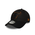 NEW ERA 9FORTY NBA CHICAGO BULLS TEAM OUTLINE GORRA AJUSTABLE NEGRO