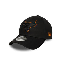 NEW ERA 9FORTY NBA CHICAGO BULLS TEAM OUTLINE GORRA AJUSTABLE NEGRO