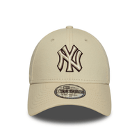 NEW ERA 9FORTY M-CROWN MLB NEW YORK YANKEES OUTLINE LOGO GORRA AJUSTABLE BEIGE