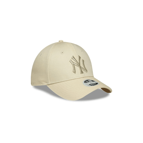 NEW ERA 9FORTY MLB NEW YORK YANKEES METALLIC LOGO GORRA AJUSTABLE BEIGE
