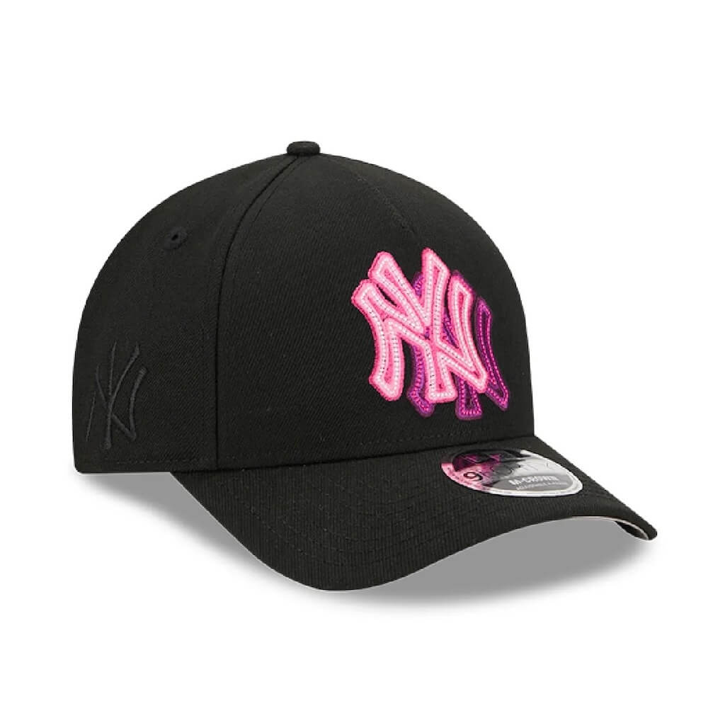 NEW ERA 9FORTY M-CROWN A-FRAME MLB NEW YORK YANKEES NEON GORRA AJUSTABLE NEGRA