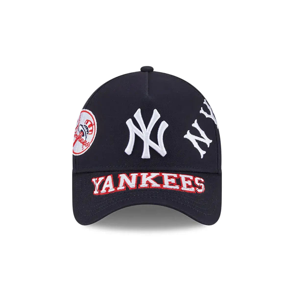 NEW ERA 9FORTY A-FRAME MLB NEW YORK YANKEES AOP GORRA AJUSTABLE NEGRO