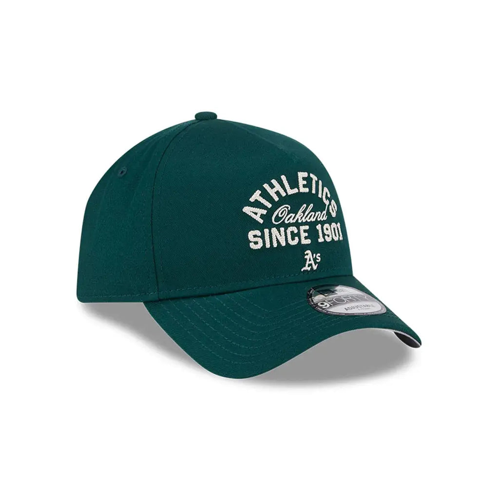 NEW ERA 9FORTY A-FRAME MLB OAKLAND ATHLETICS MLB ARCH HERITAGE GORRA AJUSTABLE VERDE