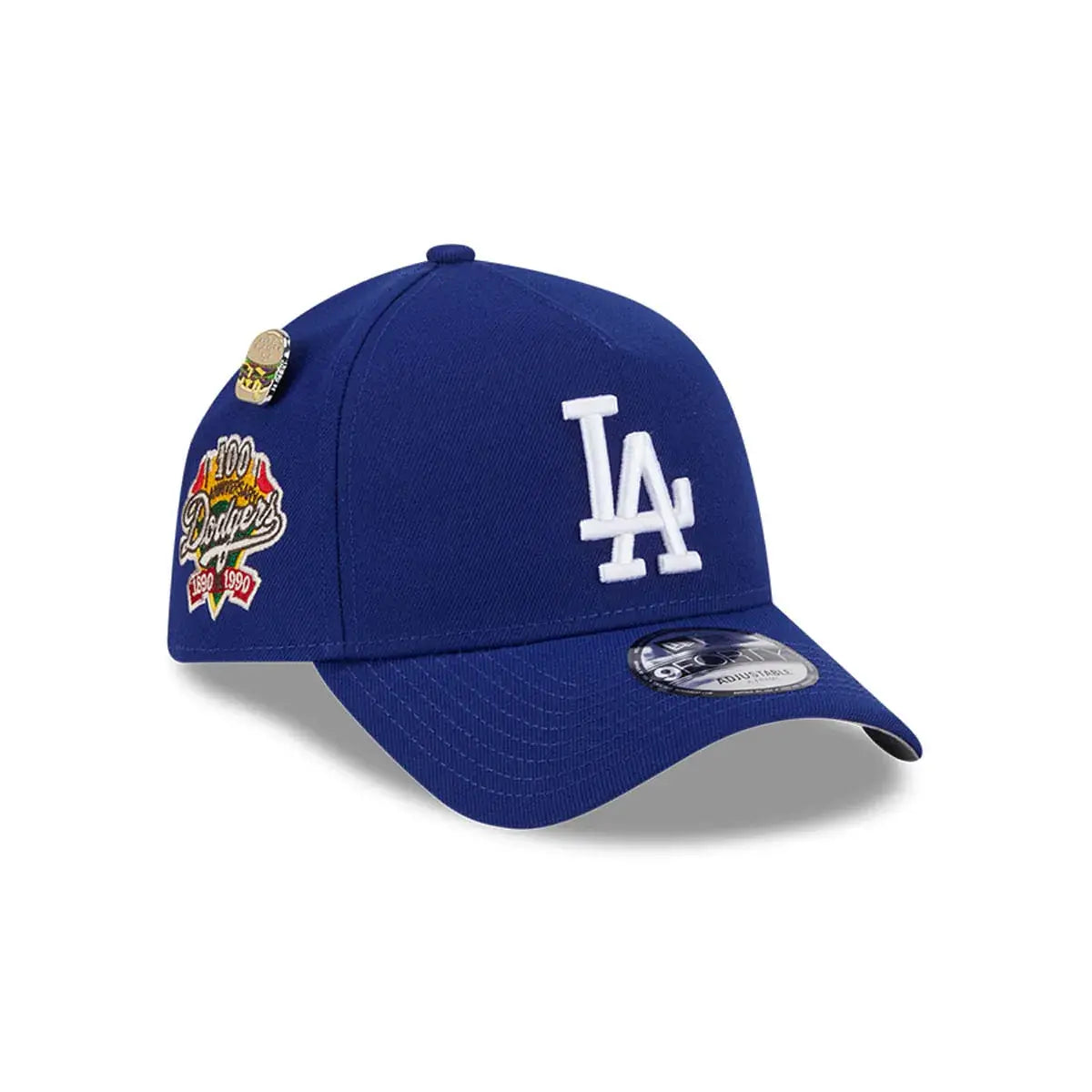 NEW ERA 9FORTY A-FRAME MLB LOS ANGELES DODGERS LOCAL DISH PIN GORRA AJUSTABLE AZUL