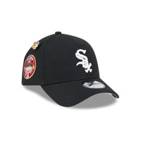 NEW ERA 9FORTY A-FRAME MLB CHICAGO WHITE SOX LOCAL DISH PIN GORRA AJUSTABLE NEGRO