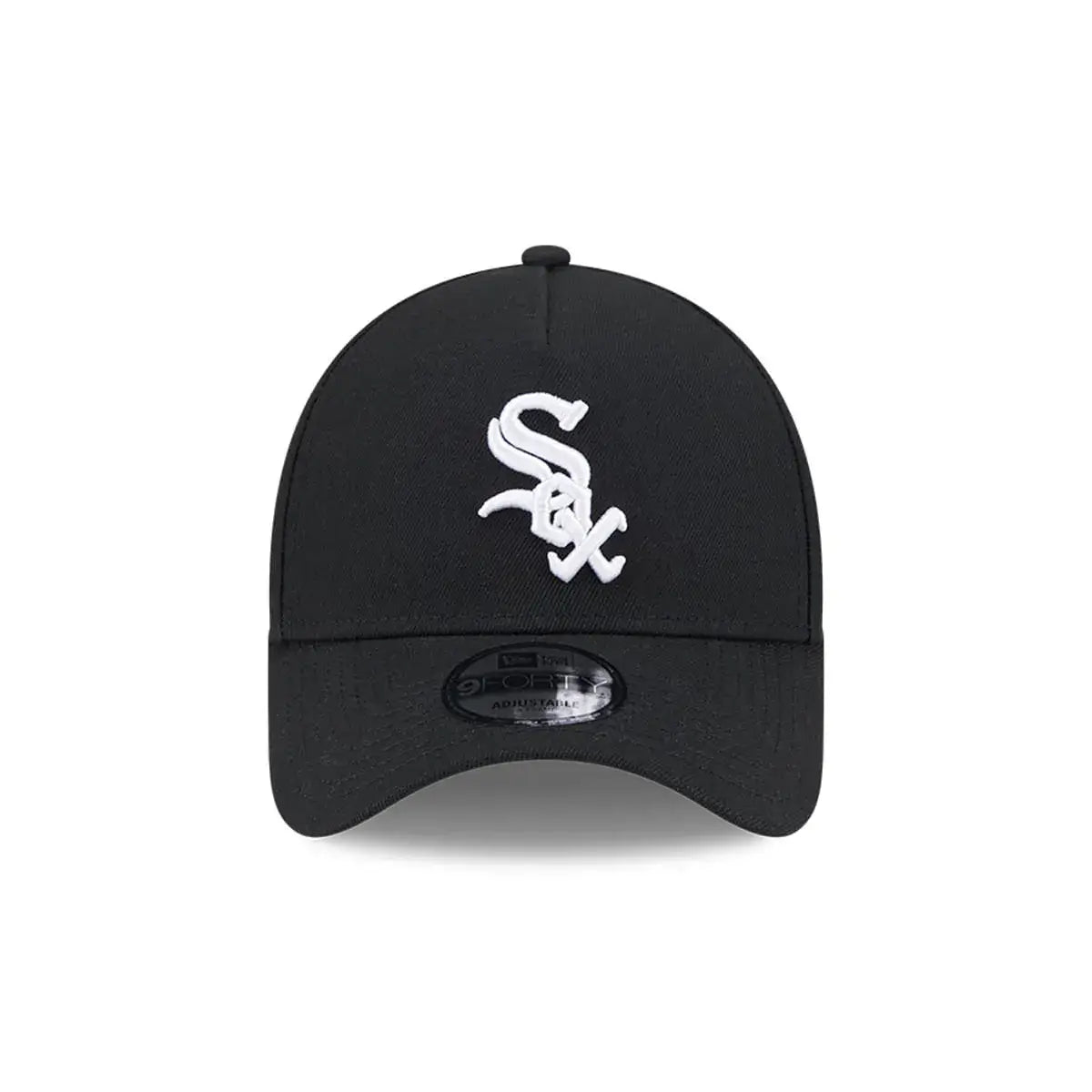 NEW ERA 9FORTY A-FRAME MLB CHICAGO WHITE SOX LOCAL DISH PIN GORRA AJUSTABLE NEGRO