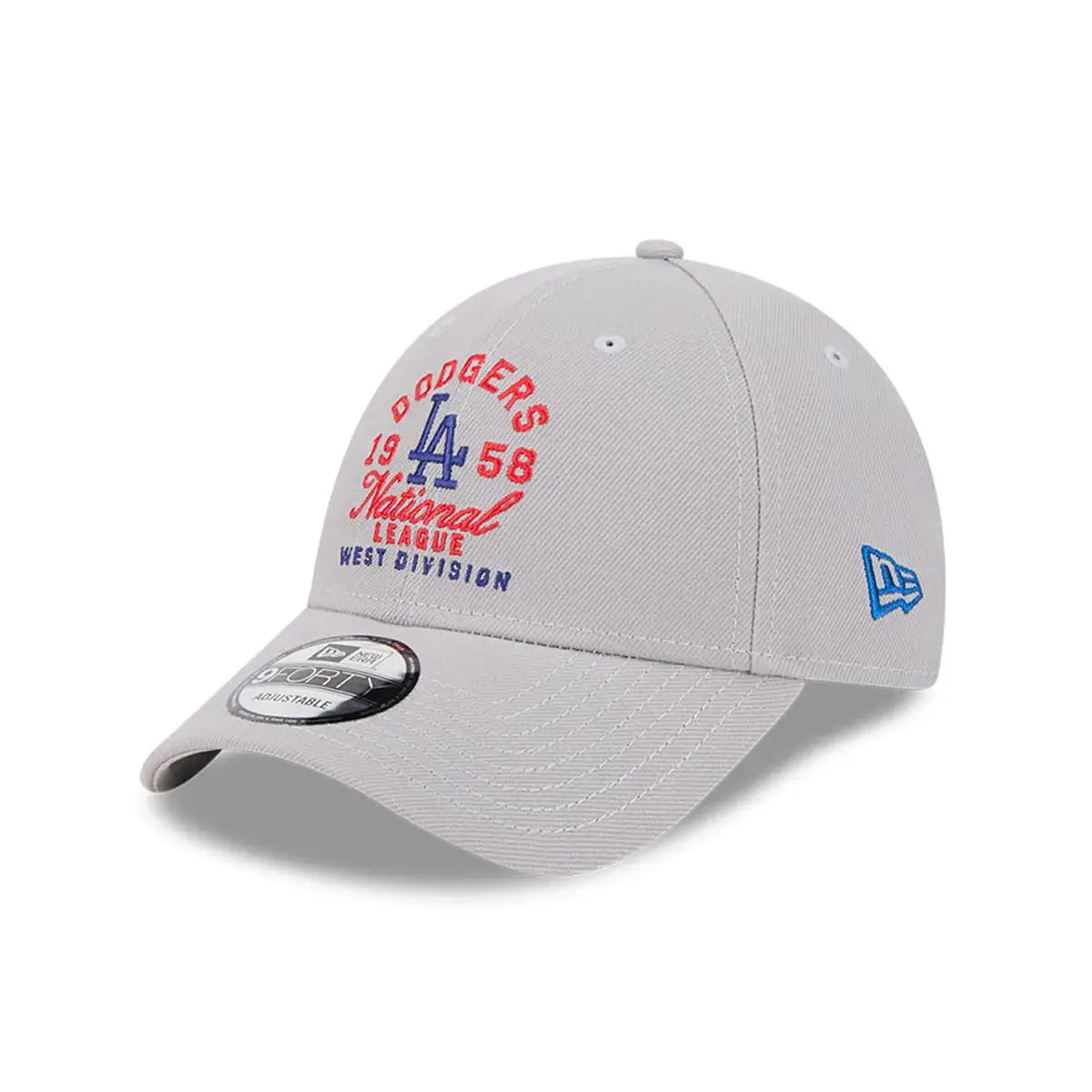 NEW ERA 9FORTY MLB LOS ANGELES DODGERS ARCH GORRA AJUSTABLE GRIS