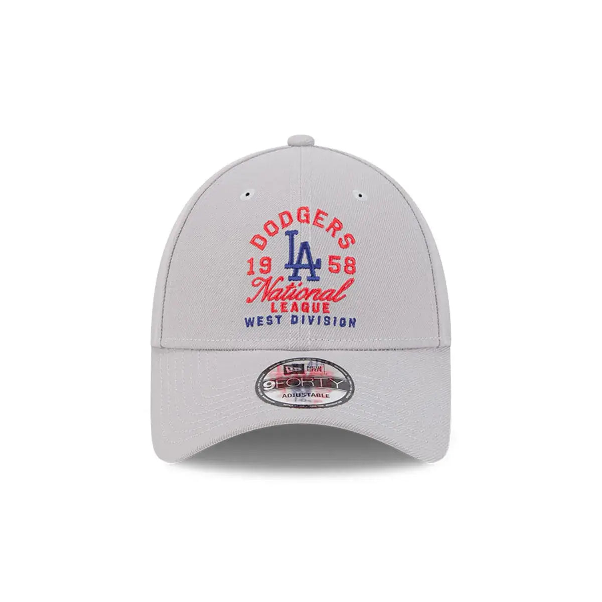 NEW ERA 9FORTY MLB LOS ANGELES DODGERS ARCH GORRA AJUSTABLE GRIS
