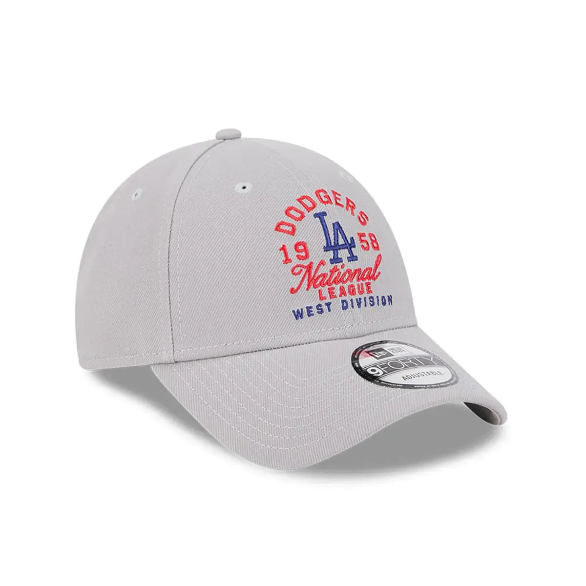 NEW ERA 9FORTY MLB LOS ANGELES DODGERS ARCH GORRA AJUSTABLE GRIS