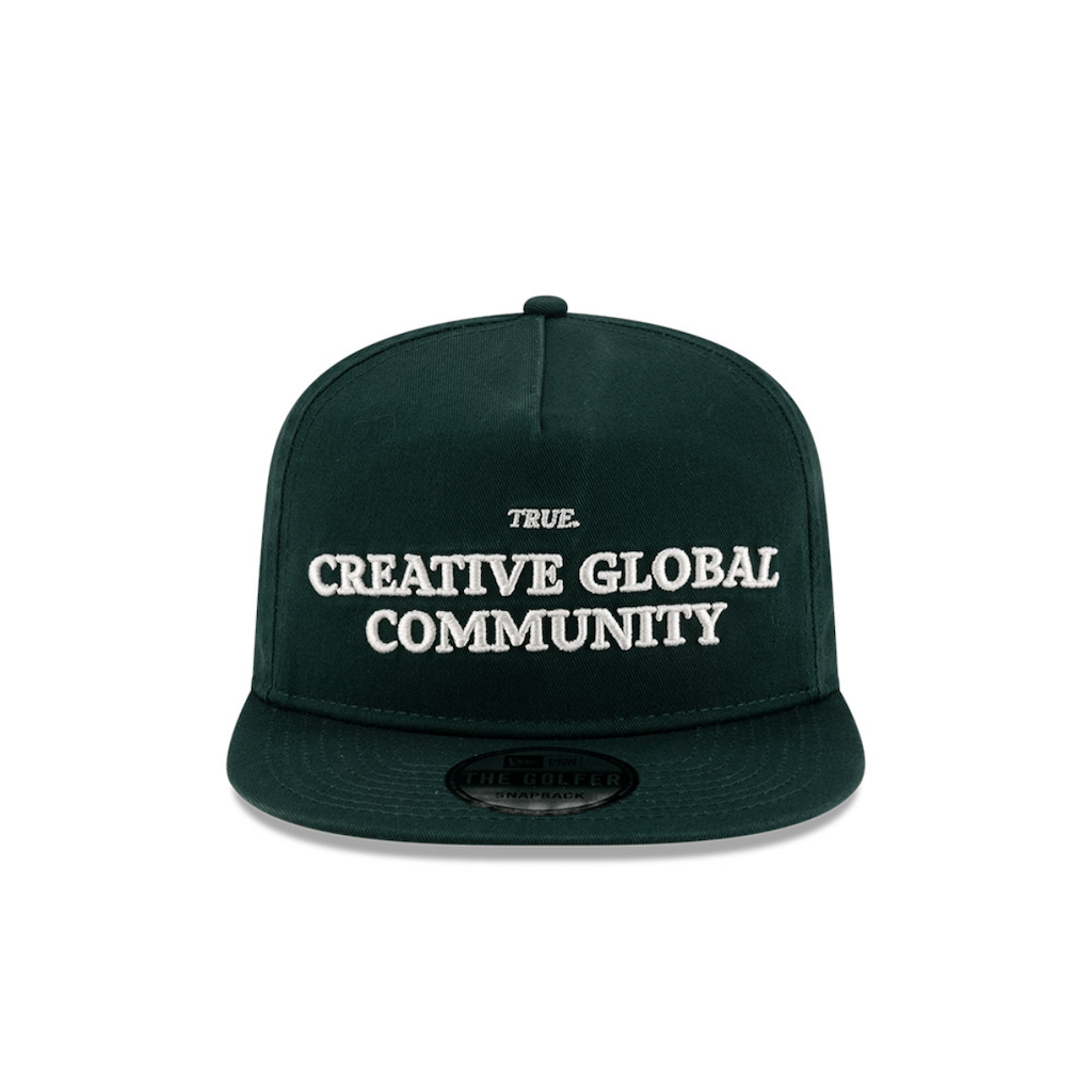 NEW ERA GOLFER TRUE CREATIVE GLOBLAL COMMUNITY GORRA AJUSTABLE VERDE