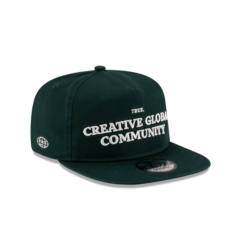 NEW ERA GOLFER TRUE CREATIVE GLOBLAL COMMUNITY GORRA AJUSTABLE VERDE