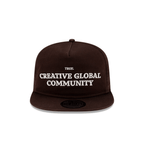 NEW ERA GOLFER TRUE CREATIVE GLOBLAL COMMUNITY GORRA AJUSTABLE CAFE