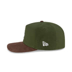 NEW ERA 9FORTY E FRAME MLB LOS ANGELES DODGERS SUEDE VISOR GORRA AJUSTABLE VERDE