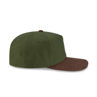 NEW ERA 9FORTY E FRAME MLB LOS ANGELES DODGERS SUEDE VISOR GORRA AJUSTABLE VERDE