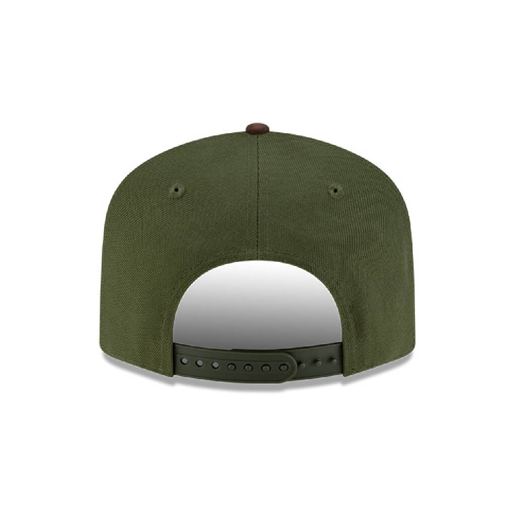 NEW ERA 9FORTY E FRAME MLB LOS ANGELES DODGERS SUEDE VISOR GORRA AJUSTABLE VERDE