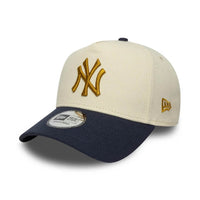 NEW ERA 9FORTY E-FRAME MLB NEW YORK YANKEES 1936 WS PATCH GORRA AJUSTABLE BEIGE