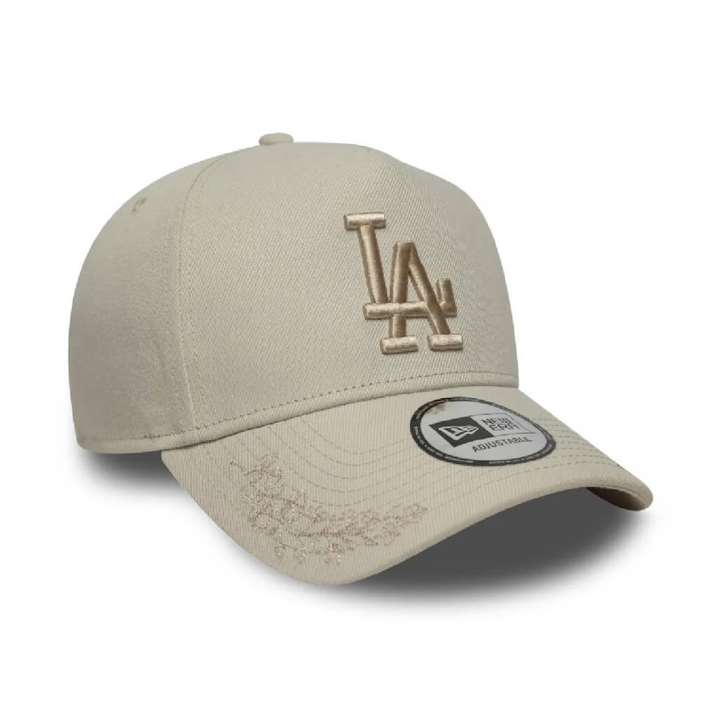 NEW ERA 9FORTY E-FRAME MLB LOS ANGELES DODGERS TONAL ICON GORRA AJUSTABLE BEIGE