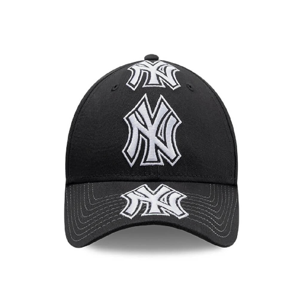NEW ERA 9FORTY MLB NEW YORK YANKEES SPINE GORRA AJUSTABLE NEGRA