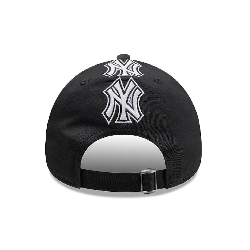 NEW ERA 9FORTY MLB NEW YORK YANKEES SPINE GORRA AJUSTABLE NEGRA