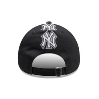 NEW ERA 9FORTY MLB NEW YORK YANKEES SPINE GORRA AJUSTABLE NEGRA