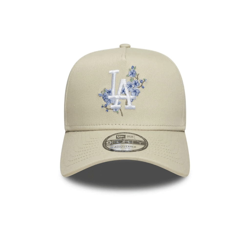 NEW ERA 9FORTY A FRAME MLB LOS ANGELES DODGERS FLORAL GORRA AJUSTABLE BEIGE