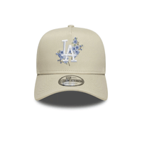 NEW ERA 9FORTY A FRAME MLB LOS ANGELES DODGERS FLORAL GORRA AJUSTABLE BEIGE
