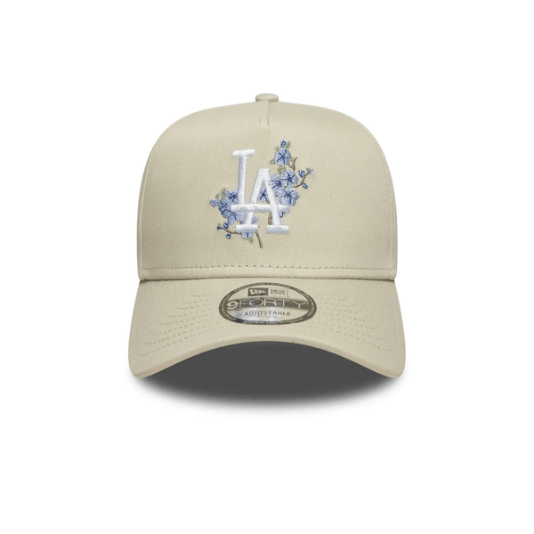 NEW ERA 9FORTY A FRAME MLB LOS ANGELES DODGERS FLORAL GORRA AJUSTABLE BEIGE