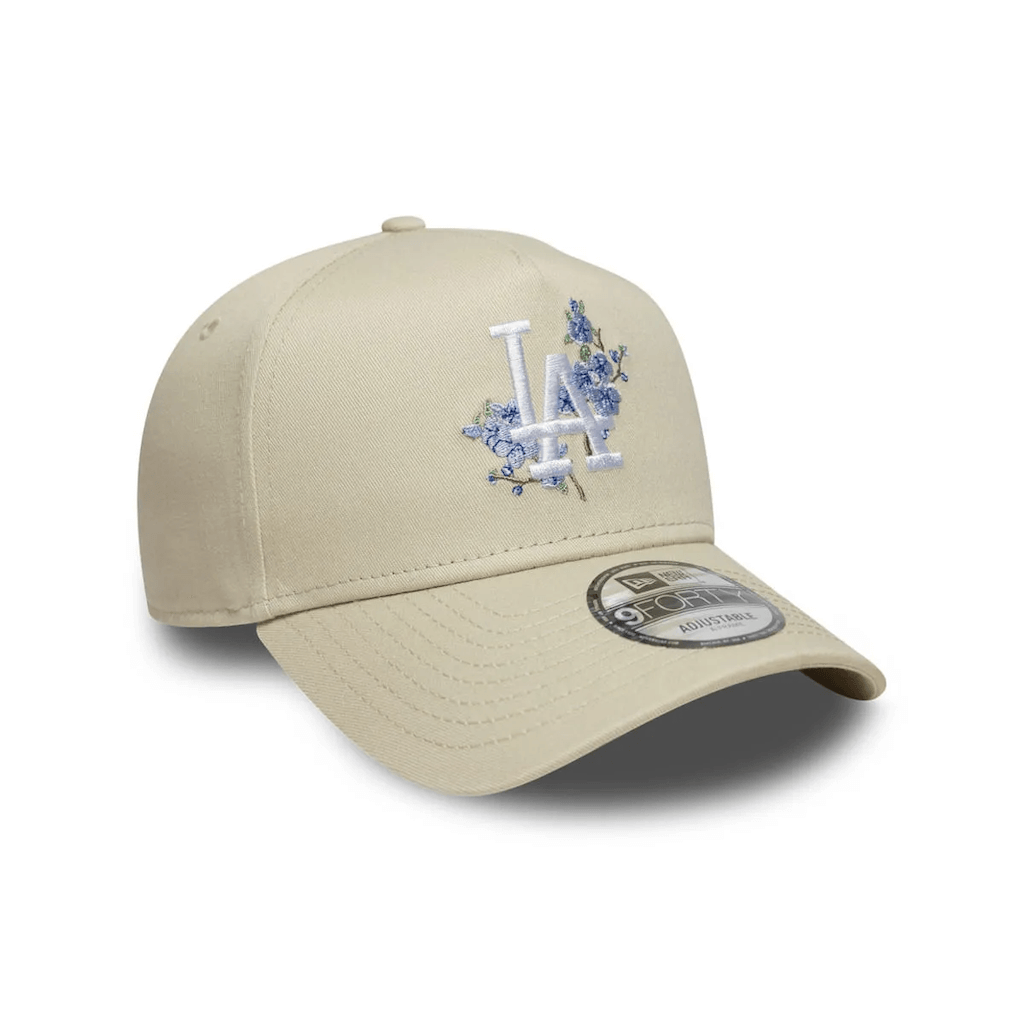 NEW ERA 9FORTY A FRAME MLB LOS ANGELES DODGERS FLORAL GORRA AJUSTABLE BEIGE