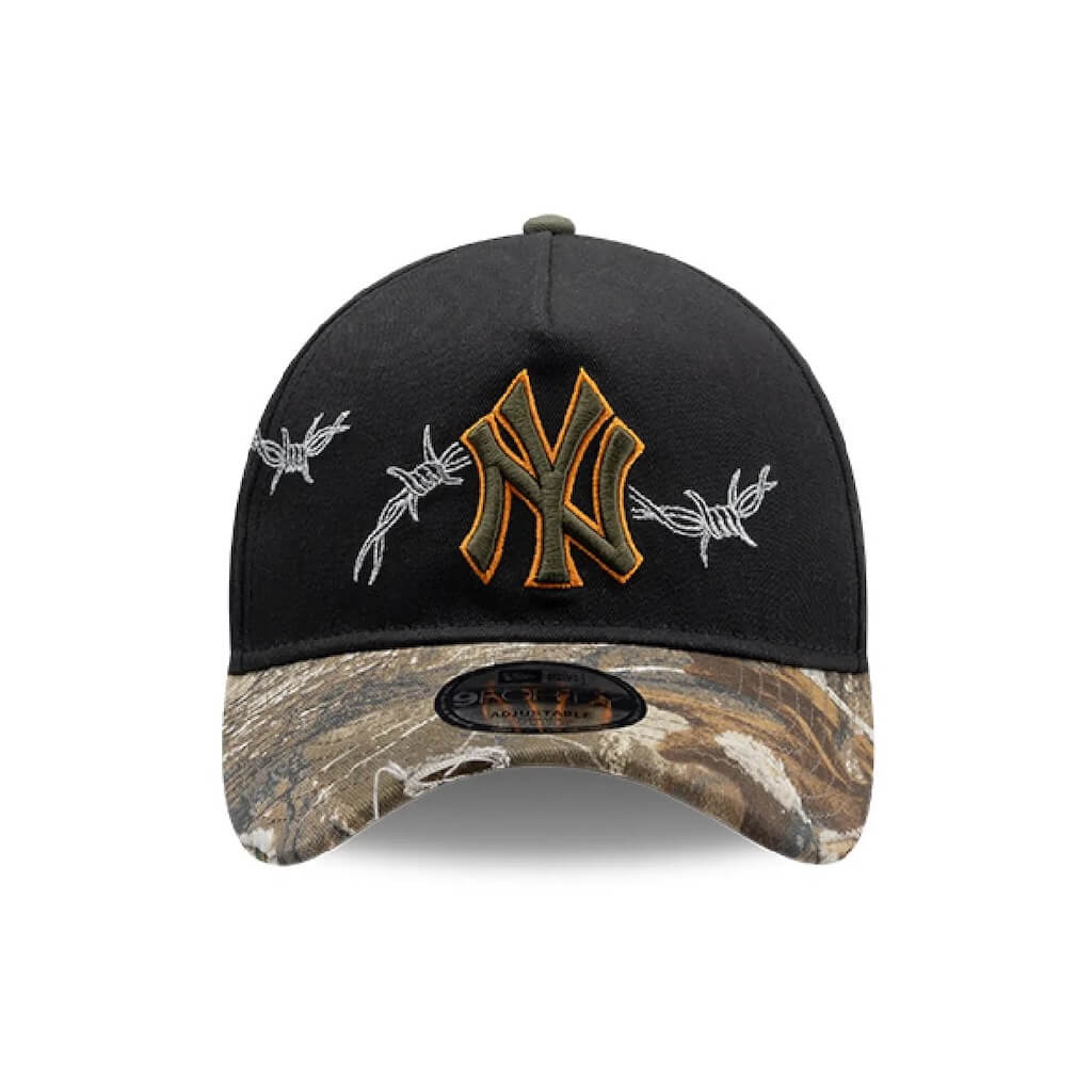 NEW ERA 9FORTY A-FRAME MLB NEW YORK YANKEES REALTREE GRIT 2.0 GORRA AJUSTABLE NEGRA