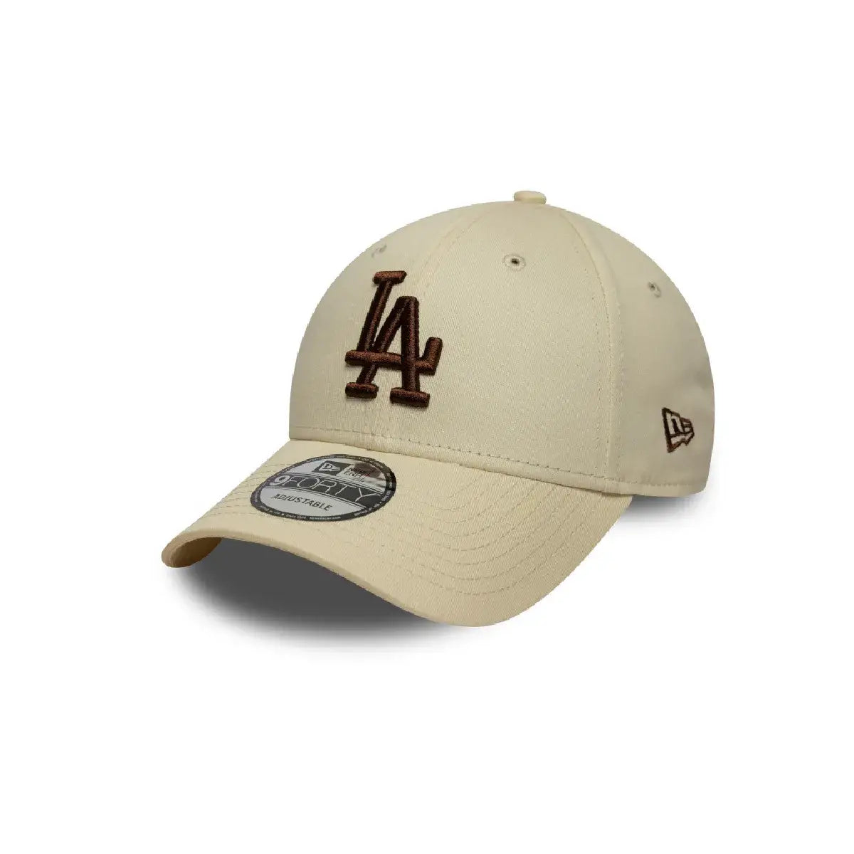 NEW ERA 9FORTY MLB LOS ANGELES DODGERS LEAGUE ESSENTIALS GORRA AJUSTABLE BEIGE