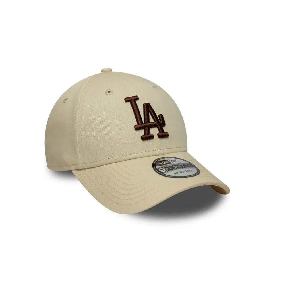 NEW ERA 9FORTY MLB LOS ANGELES DODGERS LEAGUE ESSENTIALS GORRA AJUSTABLE BEIGE