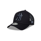 NEW ERA 9FORTY E-FRAME MLB NEW YORK YANKEES NAVY LOGO OUTLINE GORRA AJUSTABLE AZUL