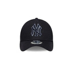 NEW ERA 9FORTY E-FRAME MLB NEW YORK YANKEES NAVY LOGO OUTLINE GORRA AJUSTABLE AZUL
