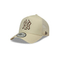 NEW ERA 9FORTY E-FRAME MLB NEW YORK YANKEES LOGO OUTLINE GORRA AJUSTABLE BEIGE