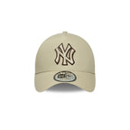 NEW ERA 9FORTY E-FRAME MLB NEW YORK YANKEES LOGO OUTLINE GORRA AJUSTABLE BEIGE