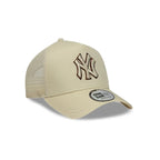 NEW ERA 9FORTY E-FRAME MLB NEW YORK YANKEES LOGO OUTLINE GORRA AJUSTABLE BEIGE