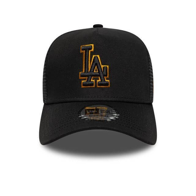 NEW ERA 9FORTY E-FRAME MLB LOS ANGELES DODGERS OUTLINE FILL GORRA AJUSTABLE NEGRA