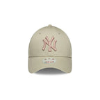 NEW ERA 9FORTY MLB NEW YORK YANKEES LOGO OUTLINE GORRA AJUSTABLE BEIGE